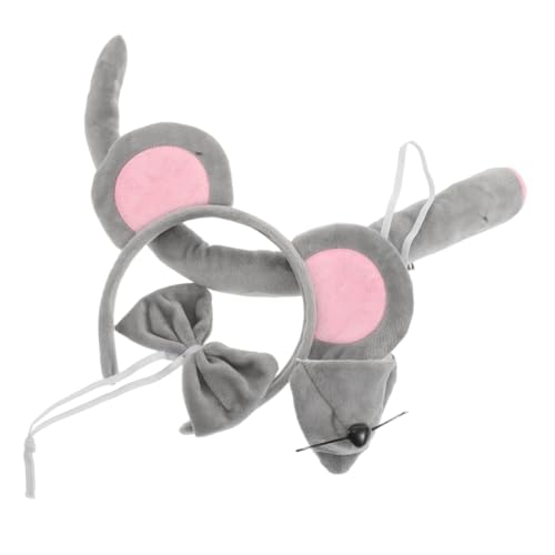 Milisten 2 Sätze Maus Kostüm Set mit Ohren Stirnband und Schleife Weiches Cartoon Tier Haarreif Zubehör für Halloween Fasching Karneval Bequem und Realistisch Gestaltet Milisten 2 Sätze Maus Kostüm Set mit Ohren Stirnband und Schleife Weiches Cartoon Tier Haarreif Zubehör für Halloween Fasching Karneval Bequem und Realistisch Gestaltet von Milisten