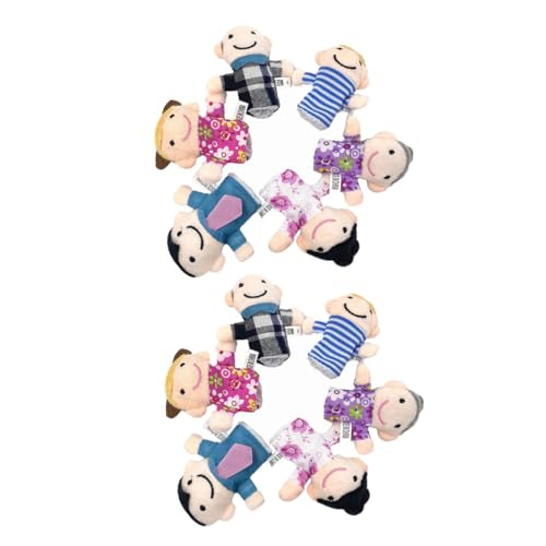 Milisten 2 Sätze Mini Fingerpuppen Familie Handpuppen mit Großvater Vater Mutter Schwester für Kleinkinder Kindergarten Lernspielzeug zur Motorischen Entwicklung und Kreativen Milisten 2 Sätze Mini Fingerpuppen Familie Handpuppen mit Großvater Vater Mutter Schwester für Kleinkinder Kindergarten Lernspielzeug zur Motorischen Entwicklung und Kreativen von Milisten