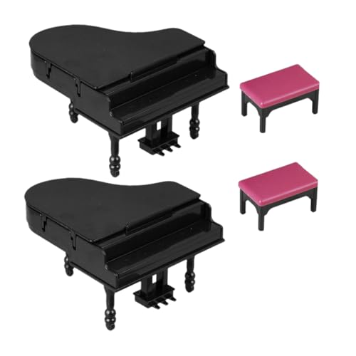 Milisten 2 Sätze Miniatur Klavier mit Hocker Miniatur Musikinstrument Modell für Puppenhaus Dekoration Detailreiches Piano Set für DIY Miniaturszenen Stilvolle Büro und Wohnraumgestaltung Milisten 2 Sätze Miniatur Klavier mit Hocker Miniatur Musikinstrument Modell für Puppenhaus Dekoration Detailreiches Piano Set für DIY Miniaturszenen Stilvolle Büro und Wohnraumgestaltung von Milisten