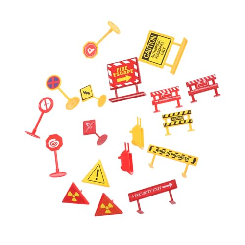 Milisten 2 Sätze Miniaturisierte Verkehrsschilder Spielset für Teiliges aus Material und Fördert Kreatives und Verkehrssicherheit für Rollenspiele und Lernzwecke Milisten 2 Sätze Miniaturisierte Verkehrsschilder Spielset für Teiliges aus Material und Fördert Kreatives und Verkehrssicherheit für Rollenspiele und Lernzwecke von Milisten
