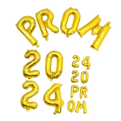 Milisten 2sätze Graduierungsballons Goldene Dekoration Für Abschlussfeiern Luftballon-set Für Fröhliche Feierlichkeiten Einfach Zu Montieren Und Im Gebrauch Milisten 2sätze Graduierungsballons Goldene Dekoration Für Abschlussfeiern Luftballon-set Für Fröhliche Feierlichkeiten Einfach Zu Montieren Und Im Gebrauch von Milisten