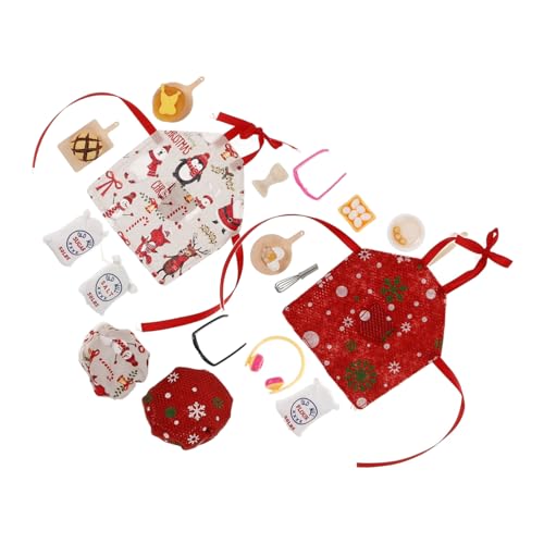 Milisten 2 Sätze Puppenhaus Set Backen Miniaturen Zubehör Für Bausatz Und Bausätze Miniaturspielzeug Winzige Spielsachen Mini-küchenutensilien Mini-backrequisiten Miniaturhaus Kit Holz von Milisten