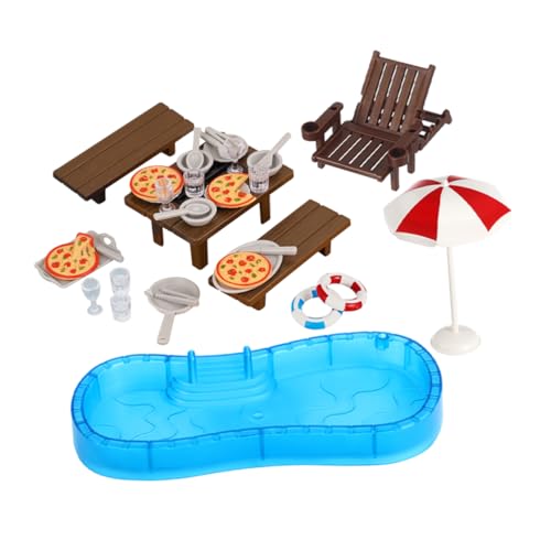 Milisten 2 Sätze Satz Puppenhaus-Schwimmbad Miniaturmöbel Strand-Miniatur-Puppenhaus-Dekoration Puppenhausstrand Zubehör für Spielhäuser Mini-Möbelverzierung Puppenhaus-Sideboard Plastik Milisten 2 Sätze Satz Puppenhaus-Schwimmbad Miniaturmöbel Strand-Miniatur-Puppenhaus-Dekoration Puppenhausstrand Zubehör für Spielhäuser Mini-Möbelverzierung Puppenhaus-Sideboard Plastik von Milisten