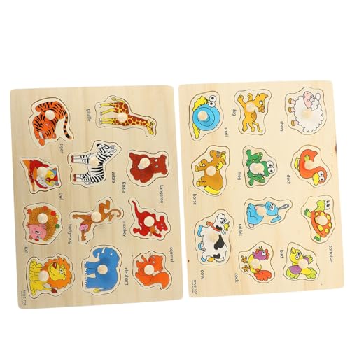 Milisten 2 Sätze Teiliges Holzpuzzle für Kleinkinder Montessori Lernspielzeug Pädagogische Steckpuzzle für Fördert Kreativität und Hand Augen Koordination Milisten 2 Sätze Teiliges Holzpuzzle für Kleinkinder Montessori Lernspielzeug Pädagogische Steckpuzzle für Fördert Kreativität und Hand Augen Koordination von Milisten