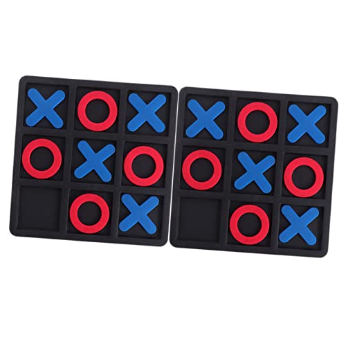 Milisten 2 Sätze Toe- Schach pädagogisches Brettspiel interaktives Puzzlespiel- Bildungsspielzeug Interaktives -Eltern-Spiel PVC Schwarz Milisten 2 Sätze Toe- Schach pädagogisches Brettspiel interaktives Puzzlespiel- Bildungsspielzeug Interaktives -Eltern-Spiel PVC Schwarz von Milisten