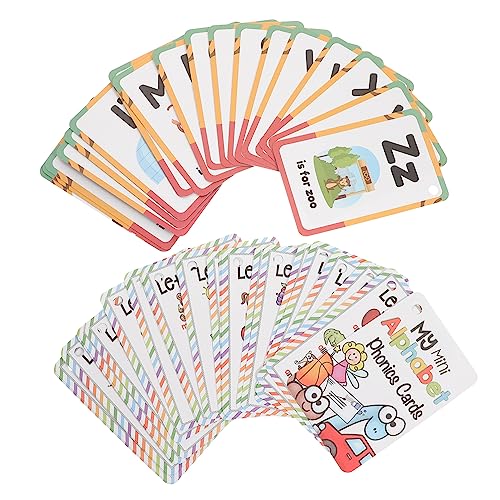 Milisten 2 Sätze Wortbuchstabierspielzeug Phonik-Lernspiele für Alphabetisierungsspiele Lernspielzeug vor der Schule Phonik-Spiele Lernen Karteikarten Lernen Lernen Papier Milisten 2 Sätze Wortbuchstabierspielzeug Phonik-Lernspiele für Alphabetisierungsspiele Lernspielzeug vor der Schule Phonik-Spiele Lernen Karteikarten Lernen Lernen Papier von Milisten
