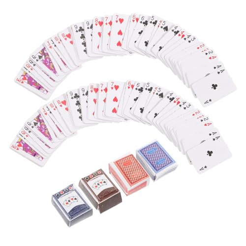 Milisten 2 Sätze kleine Karten für kinderspielzeug zabawki stymulujące rozwój spielsachen Children Toys Kartenspiel kleines Spielkartenset Reisespiel Papier Milisten 2 Sätze kleine Karten für kinderspielzeug zabawki stymulujące rozwój spielsachen Children Toys Kartenspiel kleines Spielkartenset Reisespiel Papier von Milisten