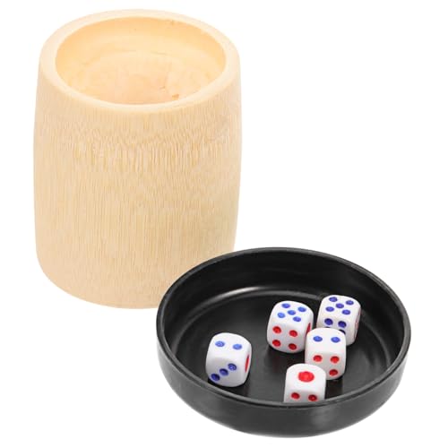 Milisten 2 Satz Dice Cup mit Deckel Teiliges Würfelspiel Zubehör für Partys Kreative Würfelbecher für Ktv Leicht und Tragbar für Gesellschaftsspiele und Unterhaltung von Milisten