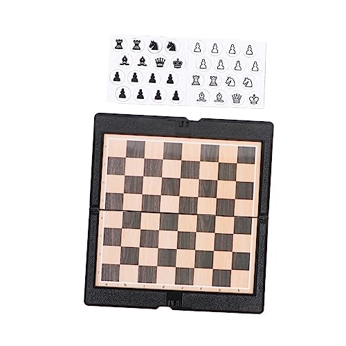 Milisten 2 Satz Faltbares Magnetisches Schachspiel Set Set Tragbares Reisebrettspiel für Unterwegs für Partys mit Hochwertiger Verarbeitung und Kompakter von Milisten