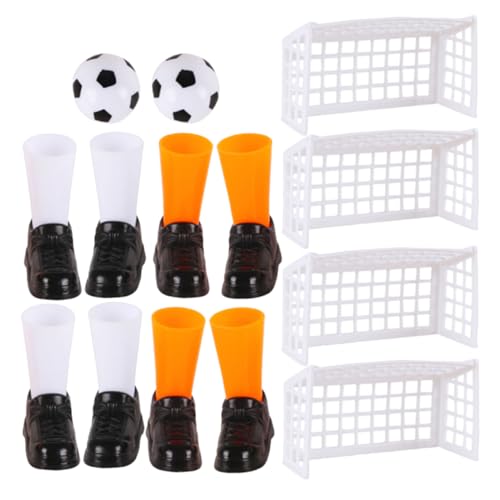 Milisten 2 Satz Finger Fußball Spielzeugset für Mini Tischfußball mit Ball und Mini Fußballschuhen Interaktives für Spaß Unterwegs Geschicklichkeit Milisten 2 Satz Finger Fußball Spielzeugset für Mini Tischfußball mit Ball und Mini Fußballschuhen Interaktives für Spaß Unterwegs Geschicklichkeit von Milisten