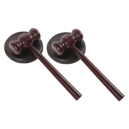 Milisten 2 Satz Richter Hammer Anwaltstool juristischer Hammer Schlammrichter Prop-Hammer Hammer-Kostümzubehör Auktionshammer Richter Hammer Auktionspaddel Holz Hellbraun Milisten 2 Satz Richter Hammer Anwaltstool juristischer Hammer Schlammrichter Prop-Hammer Hammer-Kostümzubehör Auktionshammer Richter Hammer Auktionspaddel Holz Hellbraun von Milisten