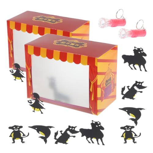 Milisten 2 Satz Schattenspielzeug Schattenfiguren für Puppentheater für Papier von Milisten