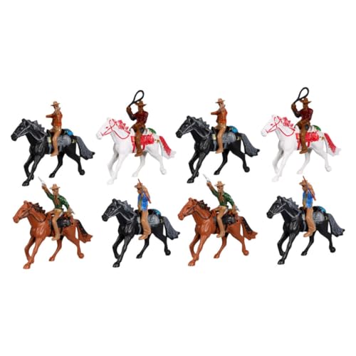 Milisten 2 Sets Reiten Modell Cowboy Cowboy Action Figur Cowboy Figur Kunststoff Milisten 2 Sets Reiten Modell Cowboy Cowboy Action Figur Cowboy Figur Kunststoff von Milisten
