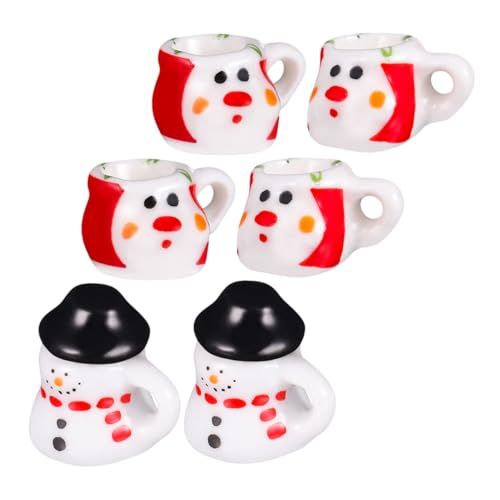 Milisten 2 Sets Zubehör Dekor Mini Kanne Tassen Tee Dekoration Mit Miniatur Zubehör Miniaturen Puppenhaus Porzellan Schneemann Winzig Und Weihnachten Teekanne Für Spiel Teekannen Küche Milisten 2 Sets Zubehör Dekor Mini Kanne Tassen Tee Dekoration Mit Miniatur Zubehör Miniaturen Puppenhaus Porzellan Schneemann Winzig Und Weihnachten Teekanne Für Spiel Teekannen Küche von Milisten