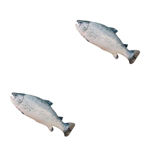 Milisten 2 Stck Plüsch Bass Kissen Weiches Stofftier Dekoration für Zuhause Niedliche Bass Puppe Kuscheltier Ornament von Milisten