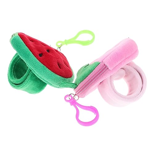 Milisten 2 Stck. Papp Armbänder Wassermelone Süße Slap Armbänder für Kreatives Modeaccessoire für Partys Freizeitaktivitäten von Milisten