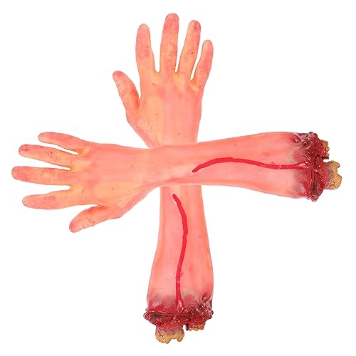 Milisten 2 Stck. Teiliges Halloween Deko Simulierte Abgetrennte Hände Prop Realistische Blutige Gebrochene Hände Für Gruselige Party Dekoration Milisten 2 Stck. Teiliges Halloween Deko Simulierte Abgetrennte Hände Prop Realistische Blutige Gebrochene Hände Für Gruselige Party Dekoration von Milisten