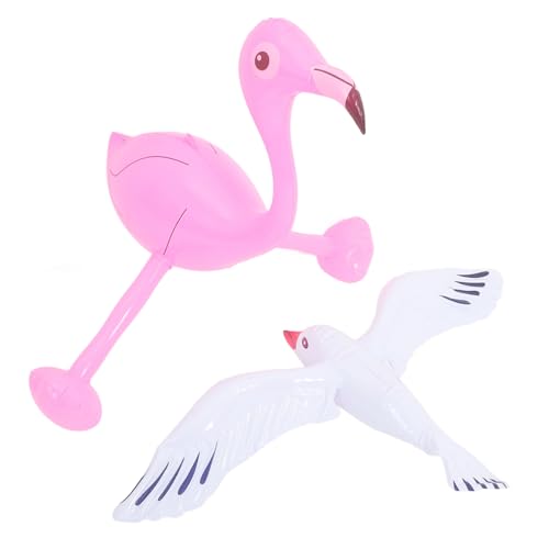 Milisten 2 Stück Aufblasbare Möwe Flamingo Strandparty Seemöwe Gartendeko wasserspaß Figur hawaiianische Partybevorzugung aufblasbarer Vogel groß aufblasbar Gummi Milisten 2 Stück Aufblasbare Möwe Flamingo Strandparty Seemöwe Gartendeko wasserspaß Figur hawaiianische Partybevorzugung aufblasbarer Vogel groß aufblasbar Gummi von Milisten