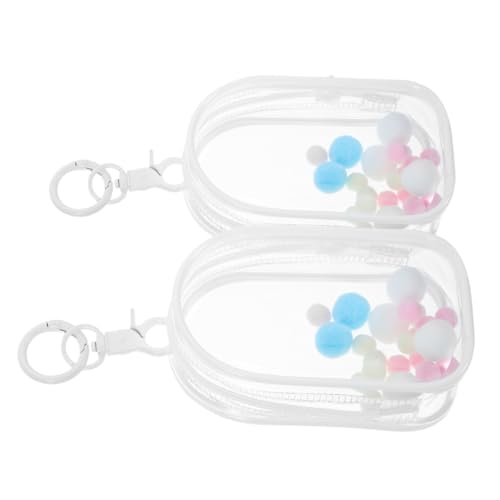 Milisten 2 Stück Babytasche Zeigen Puppe Ausstellungstasche Klarsichtvitrine für Figuren PVC Puppen Aufbewahrung Transparente Puppentasche Puppen Präsentationstasche Auto Sammlerstück klein von Milisten