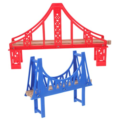 Milisten 2 Stück Brücke Brücke für Kreative Gleisgestaltung Kompatibel mit Holzeisenbahnen Einfach zu Montieren und Langlebig für Jahren Milisten 2 Stück Brücke Brücke für Kreative Gleisgestaltung Kompatibel mit Holzeisenbahnen Einfach zu Montieren und Langlebig für Jahren von Milisten