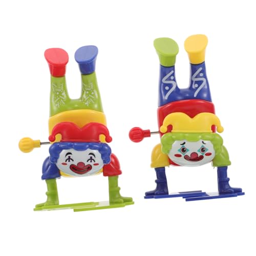 Milisten 2 Stück Clown-Aufziehspielzeug Springendes Tanzendes Clownspielzeug antikes Clownspielzeug Sammlerstück aufwinden Charakter Kind Retro Halloween Aktion Plastik Milisten 2 Stück Clown-Aufziehspielzeug Springendes Tanzendes Clownspielzeug antikes Clownspielzeug Sammlerstück aufwinden Charakter Kind Retro Halloween Aktion Plastik von Milisten