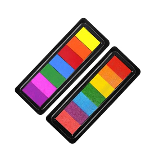 Milisten 2 Stück DIY Craft Stempelkissen für Abwaschbare und Sichere für Fingerpainting und Scrapbooking für Kreative Projekte und Stempelarbeiten Milisten 2 Stück DIY Craft Stempelkissen für Abwaschbare und Sichere für Fingerpainting und Scrapbooking für Kreative Projekte und Stempelarbeiten von Milisten
