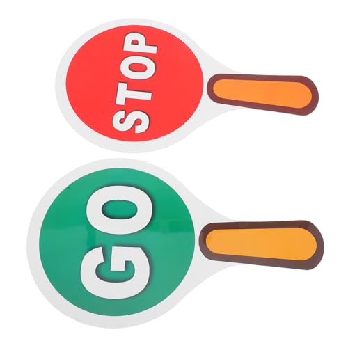 Milisten 2 Stück Doppelseitiges Handzeichen Stoppschild Rot Grün Wasserdichtes Schild Verkehrszeichen für Klassenzimmer Unterricht und Verkehrssicherheit Milisten 2 Stück Doppelseitiges Handzeichen Stoppschild Rot Grün Wasserdichtes Schild Verkehrszeichen für Klassenzimmer Unterricht und Verkehrssicherheit von Milisten