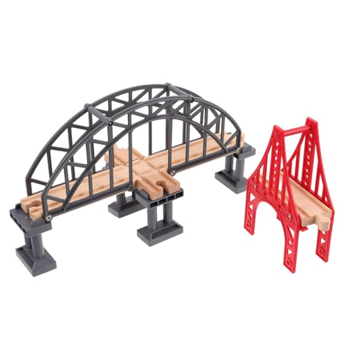 Milisten 2 Stück Eisenbahnschienen Zug Eisenbahn Zubehör Eisenbahnbrücke Kunststoff Brückenpfeiler Spielzeugbrücke Eisenbahnschienen Brücke Kleine Brücke Modelleisenbahn Gleisbrücke Holz Milisten 2 Stück Eisenbahnschienen Zug Eisenbahn Zubehör Eisenbahnbrücke Kunststoff Brückenpfeiler Spielzeugbrücke Eisenbahnschienen Brücke Kleine Brücke Modelleisenbahn Gleisbrücke Holz von Milisten