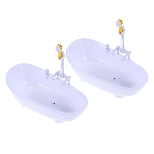 Milisten 2 Stück Elektrische Sprühbadewanne für Puppen Badewanne mit Sprayer für Weiß ohne Batterien Spaß Beim Puppen im Pool Milisten 2 Stück Elektrische Sprühbadewanne für Puppen Badewanne mit Sprayer für Weiß ohne Batterien Spaß Beim Puppen im Pool von Milisten