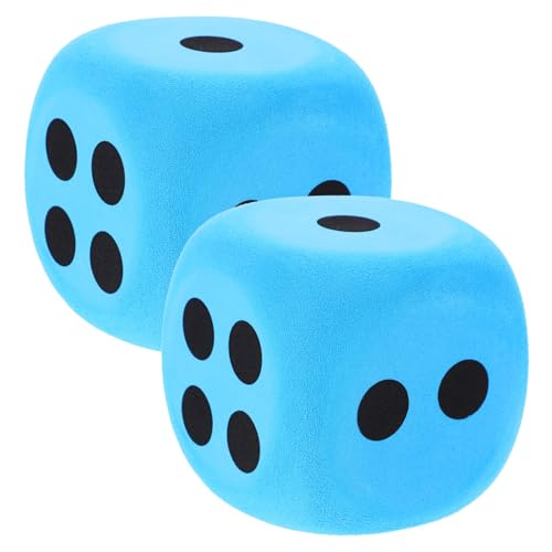 Milisten 2 Stück Farbige Eva Würfel Reusable Dice für Partys und Lehrmittel für Brettspiele und Interaktive Lernaktivitäten Milisten 2 Stück Farbige Eva Würfel Reusable Dice für Partys und Lehrmittel für Brettspiele und Interaktive Lernaktivitäten von Milisten