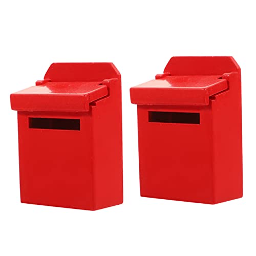 Milisten 2 Stück Farbpostkastenmodell Möbel Miniaturen Postfächer winzig Miniatur-Puppenhaus-Briefkasten Mini-Deko-Briefkasten Briefkasten Figur Mini-Briefkasten-Ornament hölzern rot Milisten 2 Stück Farbpostkastenmodell Möbel Miniaturen Postfächer winzig Miniatur-Puppenhaus-Briefkasten Mini-Deko-Briefkasten Briefkasten Figur Mini-Briefkasten-Ornament hölzern rot von Milisten