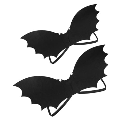 Milisten 2 Stück Fledermausflügel Halloween-Accessoires für Partykostüm für Hunde Haustier Halloween verkleiden Cosplay-Requisiten für Eva Black Milisten 2 Stück Fledermausflügel Halloween-Accessoires für Partykostüm für Hunde Haustier Halloween verkleiden Cosplay-Requisiten für Eva Black von Milisten