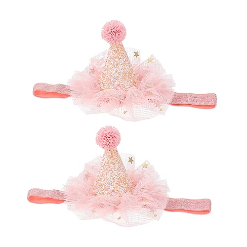 Milisten 2 Stück Geburtstagshutkopf Blumenhut Geburtstagsmützen für Krone Kleinkind-Geburtstagsnetz Geburtstagskappen für Kinderparty Partyhüte für Stoff Rosa Milisten 2 Stück Geburtstagshutkopf Blumenhut Geburtstagsmützen für Krone Kleinkind-Geburtstagsnetz Geburtstagskappen für Kinderparty Partyhüte für Stoff Rosa von Milisten