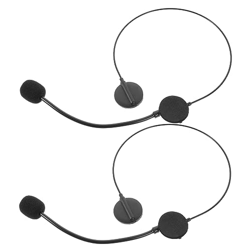 Milisten 2 Stück Gefälschte Headset-Requisiten Sänger-Star-Kostüm für Kleinkinder Kindermikrofon Sternmikrofon Sänger-Star-Kopfhörer Junge Cosplay -Requisite Spielzeugkostüm Plastik Schwarz Milisten 2 Stück Gefälschte Headset-Requisiten Sänger-Star-Kostüm für Kleinkinder Kindermikrofon Sternmikrofon Sänger-Star-Kopfhörer Junge Cosplay -Requisite Spielzeugkostüm Plastik Schwarz von Milisten