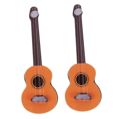 Milisten 2 Stück Gitarre Gitarren Modelle für Puppenhaus Dekoration Realistische Mini Musikinstrumente für Kreative Szenen Milisten 2 Stück Gitarre Gitarren Modelle für Puppenhaus Dekoration Realistische Mini Musikinstrumente für Kreative Szenen von Milisten