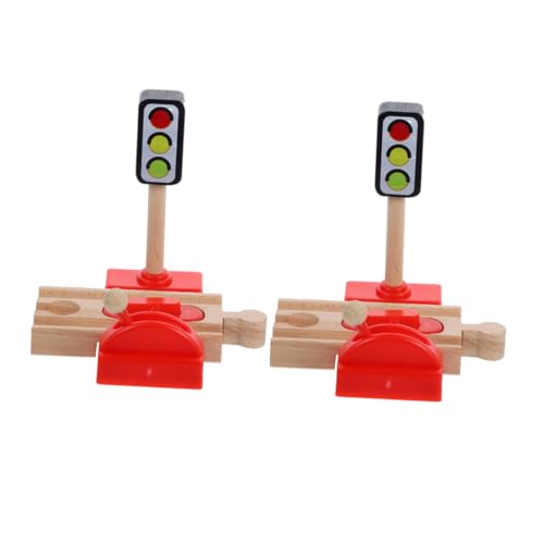 Milisten 2 Stück Gleiszubehör Eisenbahngleis Ampelspielzeug o Spurweite Zubehör Spielzeugeisenbahn aus Holz Spielmodell Eisenbahn-Zug-Ampel Eisenbahnampel Milisten 2 Stück Gleiszubehör Eisenbahngleis Ampelspielzeug o Spurweite Zubehör Spielzeugeisenbahn aus Holz Spielmodell Eisenbahn-Zug-Ampel Eisenbahnampel von Milisten