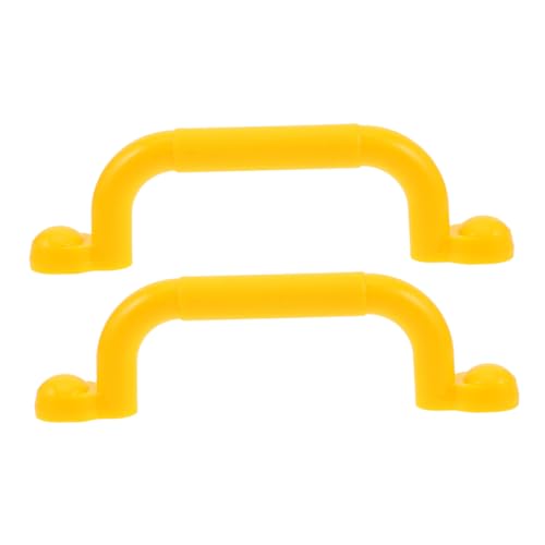 Milisten 2 Stück Griffe Für Unterhaltungsgeräte Zubehör Für Kinderspielhaus Haltegriffe Für Spielplätze Spielplatzgriffe Spielplatzschaukeln Klettergriffe Baumhaus Yellow Plastik Milisten 2 Stück Griffe Für Unterhaltungsgeräte Zubehör Für Kinderspielhaus Haltegriffe Für Spielplätze Spielplatzgriffe Spielplatzschaukeln Klettergriffe Baumhaus Yellow Plastik von Milisten