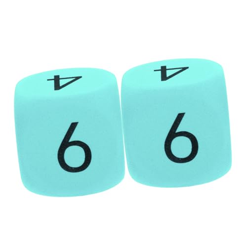 Milisten 2 Stück Große Eva Schaumstoffwürfel Sichere Leichte Zahlenwürfel für Klassenraum Partyspiele Lernaktivitäten und Spaßige Spiele von Milisten