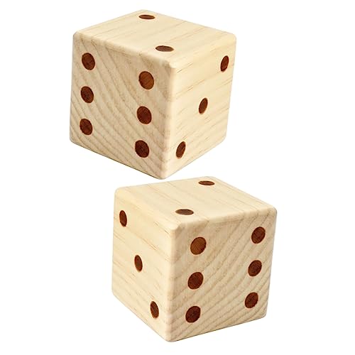 Milisten 2 Stück Große Holzwürfel Große Würfel Jumbo Würfel Für Zu Hause Riesige Würfel Rasen Spiel Würfel Tragbare Holzwürfel Praktischer Holzwürfel Spielwürfel Aus Holz Milisten 2 Stück Große Holzwürfel Große Würfel Jumbo Würfel Für Zu Hause Riesige Würfel Rasen Spiel Würfel Tragbare Holzwürfel Praktischer Holzwürfel Spielwürfel Aus Holz von Milisten