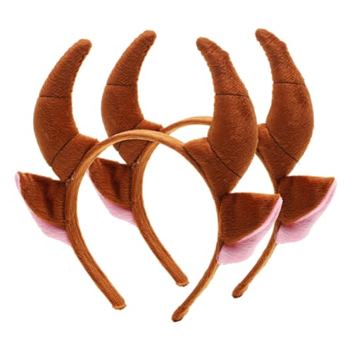 Milisten 2 Stück Großes Bullhorn Haarreif Robustes Kuh Stirnband Tierisches Cosplay Zubehör Bequemes Druckfreies Design Für Schulaufführungen Mottopartys Und Karneval Milisten 2 Stück Großes Bullhorn Haarreif Robustes Kuh Stirnband Tierisches Cosplay Zubehör Bequemes Druckfreies Design Für Schulaufführungen Mottopartys Und Karneval von Milisten