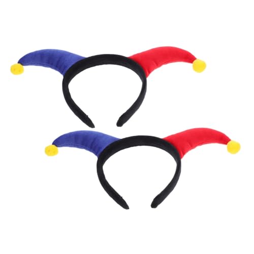 Milisten 2 Stück Halloween Clown Haarband Lustiger Karneval Kopfschmuck Leichtes Party Stirnband Für Kostüm und Bühnenauftritte Verstellbar Bequem Für Halloween und Weihnachtsfeiern Milisten 2 Stück Halloween Clown Haarband Lustiger Karneval Kopfschmuck Leichtes Party Stirnband Für Kostüm und Bühnenauftritte Verstellbar Bequem Für Halloween und Weihnachtsfeiern von Milisten