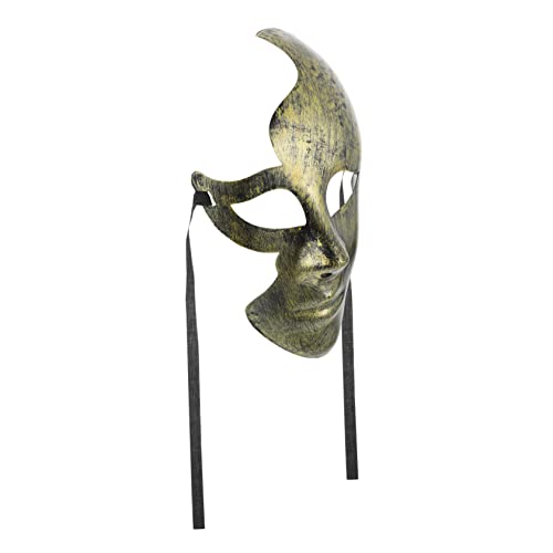 Milisten 2 Stück Halloween Halbe Gesichtsmaske Kreative Dekorative Party Maske für Frauen Realistische Cosplay Maske für Halloween Feiern und Rollenspiele von Milisten