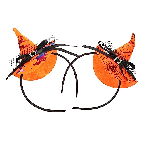 Milisten 2 Stück Halloween Hexenhut Haarreif Teiliges mit Spinnennetz Schleife Verstellbar Bequemes Party Cosplay Zubehör für Erwachsene und Jugendliche für Halloween Kostümfest Milisten 2 Stück Halloween Hexenhut Haarreif Teiliges mit Spinnennetz Schleife Verstellbar Bequemes Party Cosplay Zubehör für Erwachsene und Jugendliche für Halloween Kostümfest von Milisten
