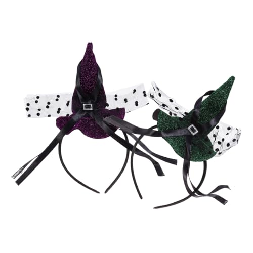 Milisten 2 Stück Halloween Hexenhut Haarreif und Grün Lustiger Hexen Haarclip für Party Festival und Karneval Einzigartiges Halloween Kopfschmuck Accessoire Milisten 2 Stück Halloween Hexenhut Haarreif und Grün Lustiger Hexen Haarclip für Party Festival und Karneval Einzigartiges Halloween Kopfschmuck Accessoire von Milisten