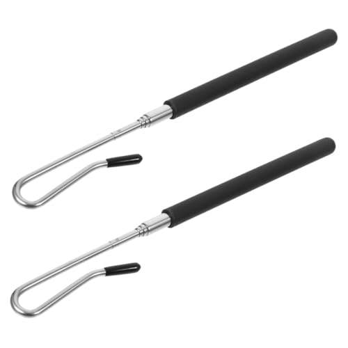 Milisten 2 Stück Handpuppen-Joystick Puppensteuerknüppel Puppen-Performance-Stick Puppenstab Handbewegungsstangen der Marionette Marionetten-Querlenkerstangen Plastik Black von Milisten