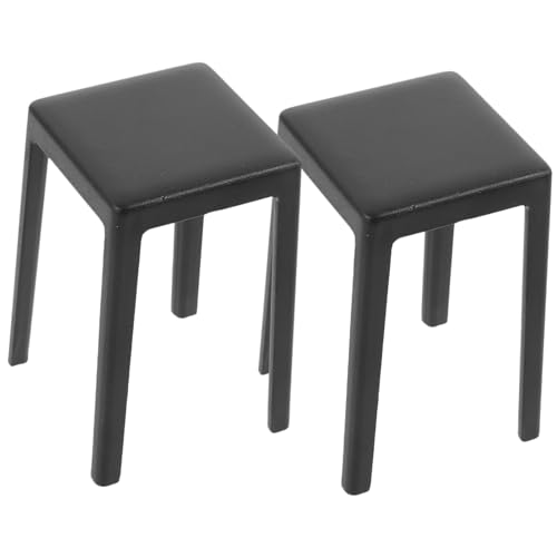 Milisten 2 Stück Hocker Modell Kunststoff Mini Hocker für Puppenhaus Dekoration Realistische Möbel Accessoires für Wohnzimmer Schlafzimmer Kinderzimmer und Garten Milisten 2 Stück Hocker Modell Kunststoff Mini Hocker für Puppenhaus Dekoration Realistische Möbel Accessoires für Wohnzimmer Schlafzimmer Kinderzimmer und Garten von Milisten