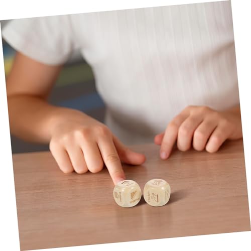 Milisten 2 Stück Holz Würfel mit Food Motiven und Kleine Essenswürfel Robust und Tragbar Praktischer Meal Decider für Schnelles Essensentscheiden Unterwegs Hause Milisten 2 Stück Holz Würfel mit Food Motiven und Kleine Essenswürfel Robust und Tragbar Praktischer Meal Decider für Schnelles Essensentscheiden Unterwegs Hause von Milisten