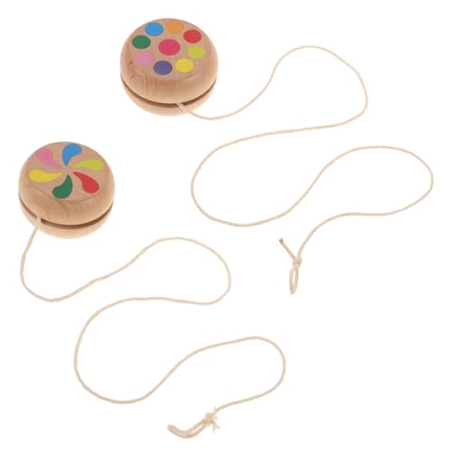 Milisten 2 Stück Holz Yoyo Leichtes Tragbares Wurfspiel mit Verstellbarer Schnur Pädagogisch für Anfänger Präzise Verarbeitet für Geburtstag Weihnachten Outdoor Spaß Milisten 2 Stück Holz Yoyo Leichtes Tragbares Wurfspiel mit Verstellbarer Schnur Pädagogisch für Anfänger Präzise Verarbeitet für Geburtstag Weihnachten Outdoor Spaß von Milisten