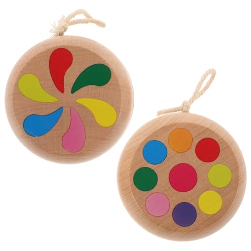 Milisten 2 Stück Holz Yoyos für Lustiges Lernspielzeug für Jungen und Mädchen Tragbar für Frühe Bildung und Spielerisches Lernen Milisten 2 Stück Holz Yoyos für Lustiges Lernspielzeug für Jungen und Mädchen Tragbar für Frühe Bildung und Spielerisches Lernen von Milisten
