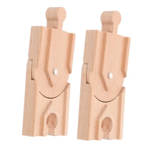 Milisten 2 Stück Holzschienen für DIY Zugbahn Zubehör für Fantasievolles für Holzspielzeug und Kreative Szenengestaltung Fördert Motorische Fähigkeiten und Koordination Milisten 2 Stück Holzschienen für DIY Zugbahn Zubehör für Fantasievolles für Holzspielzeug und Kreative Szenengestaltung Fördert Motorische Fähigkeiten und Koordination von Milisten